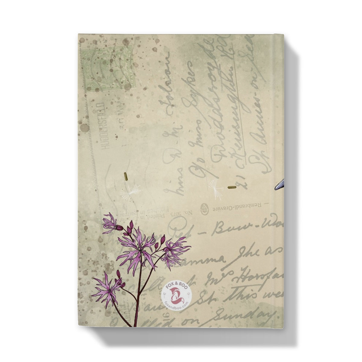 Vintage Style Kingfisher Hardback Journal