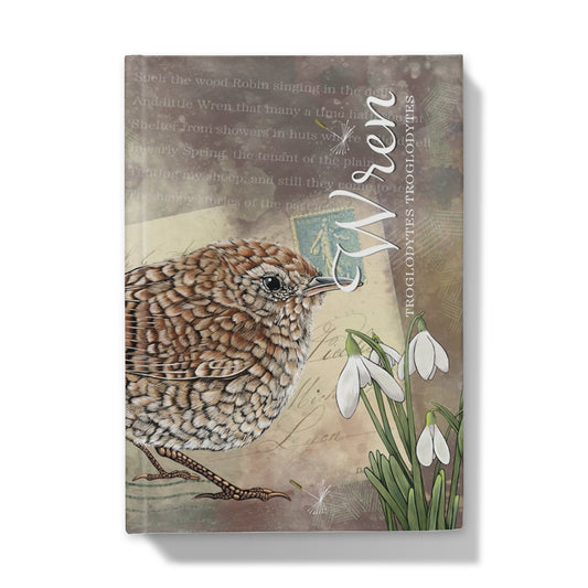 Vintage Style Wren Hardback Journal