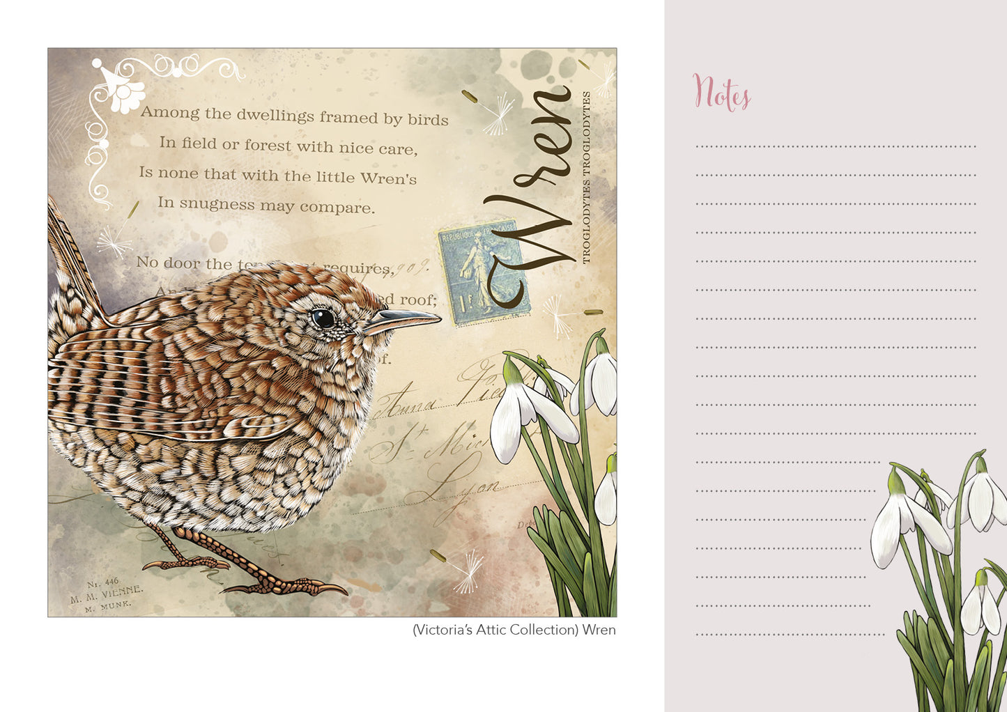 Fox & Boo 2026 A4 Wall Calendar