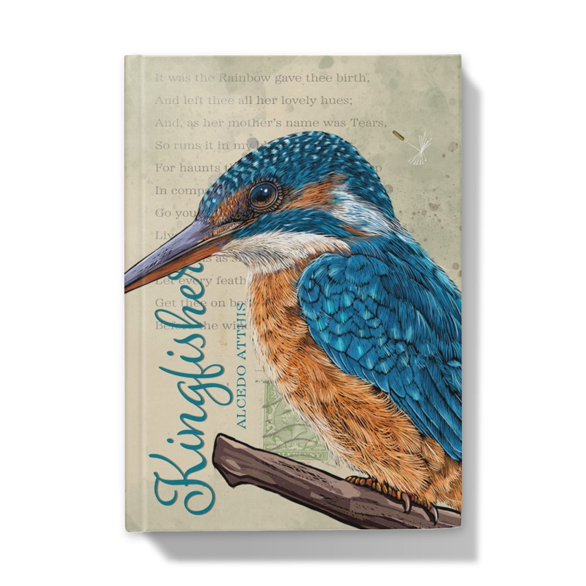 Vintage Style Kingfisher Hardback Journal