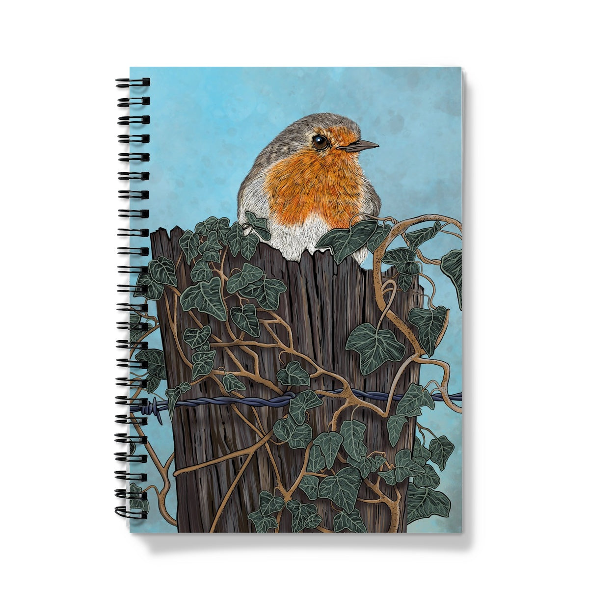 Robin Spiral Bound Notebook | Fox & Boo
