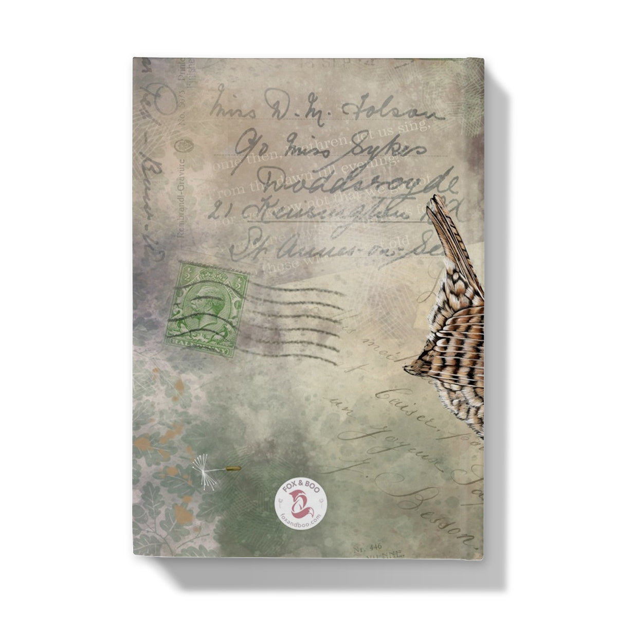 Vintage Style Wren Hardback Journal