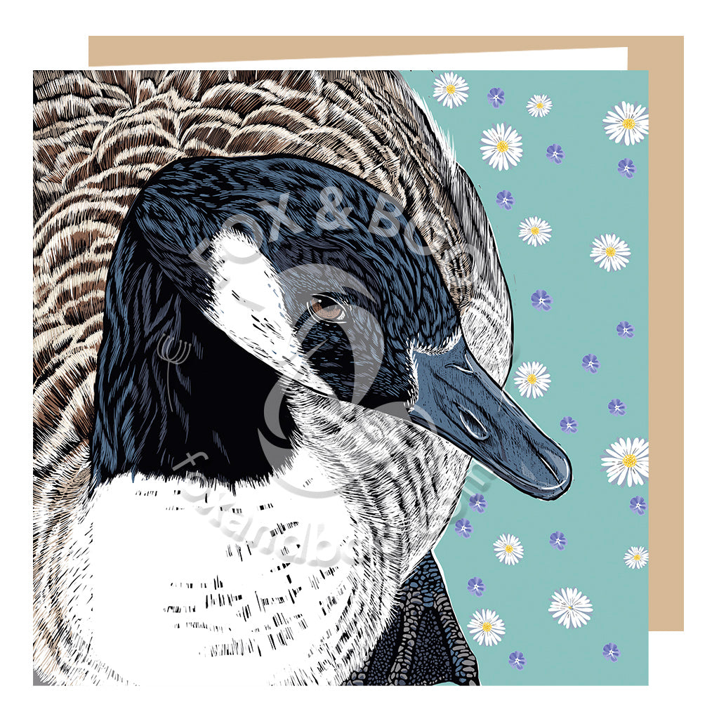 Cerdyn Gŵydd Canada