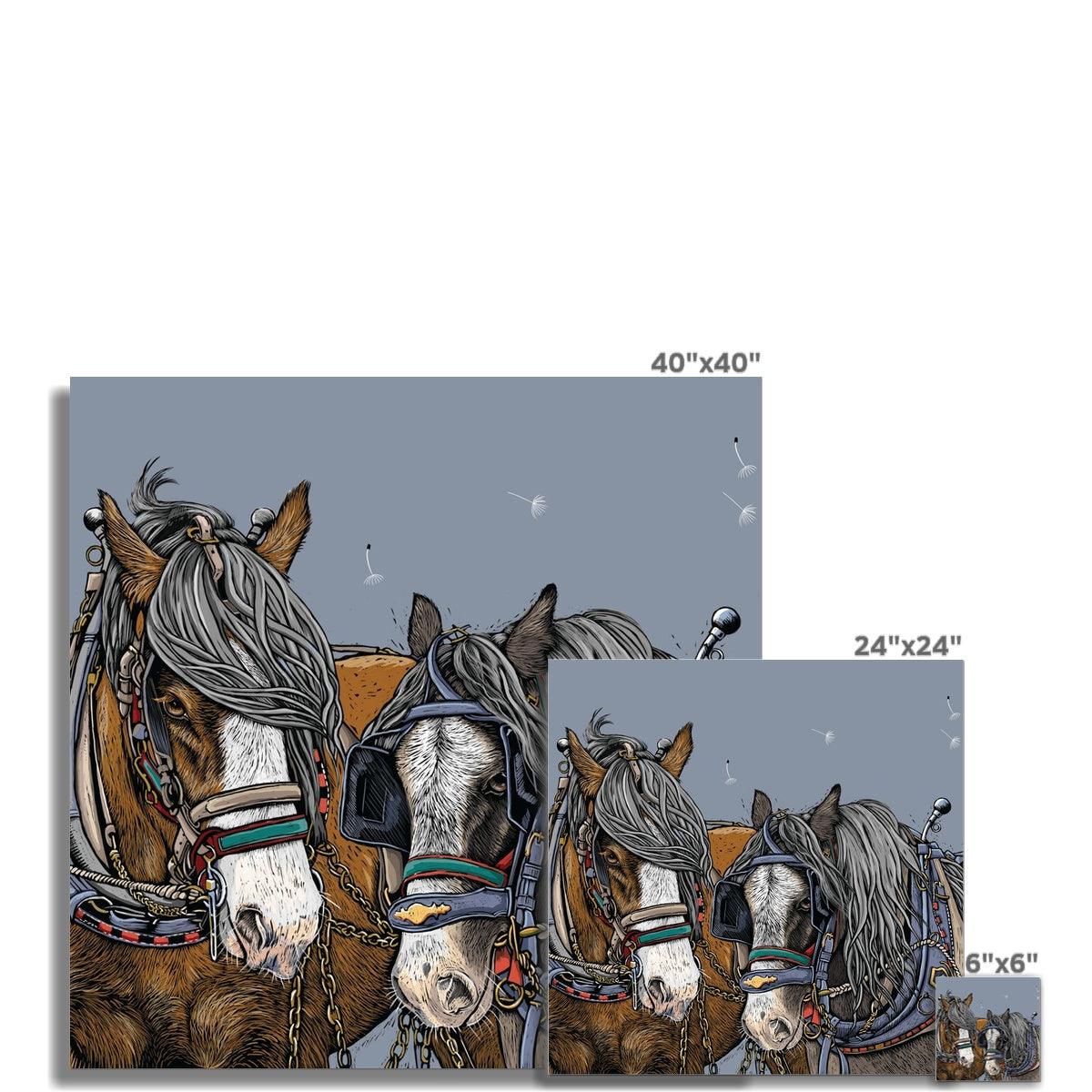 Horse Whisper - Dusk Fine Art Print - Fox &amp; Boo