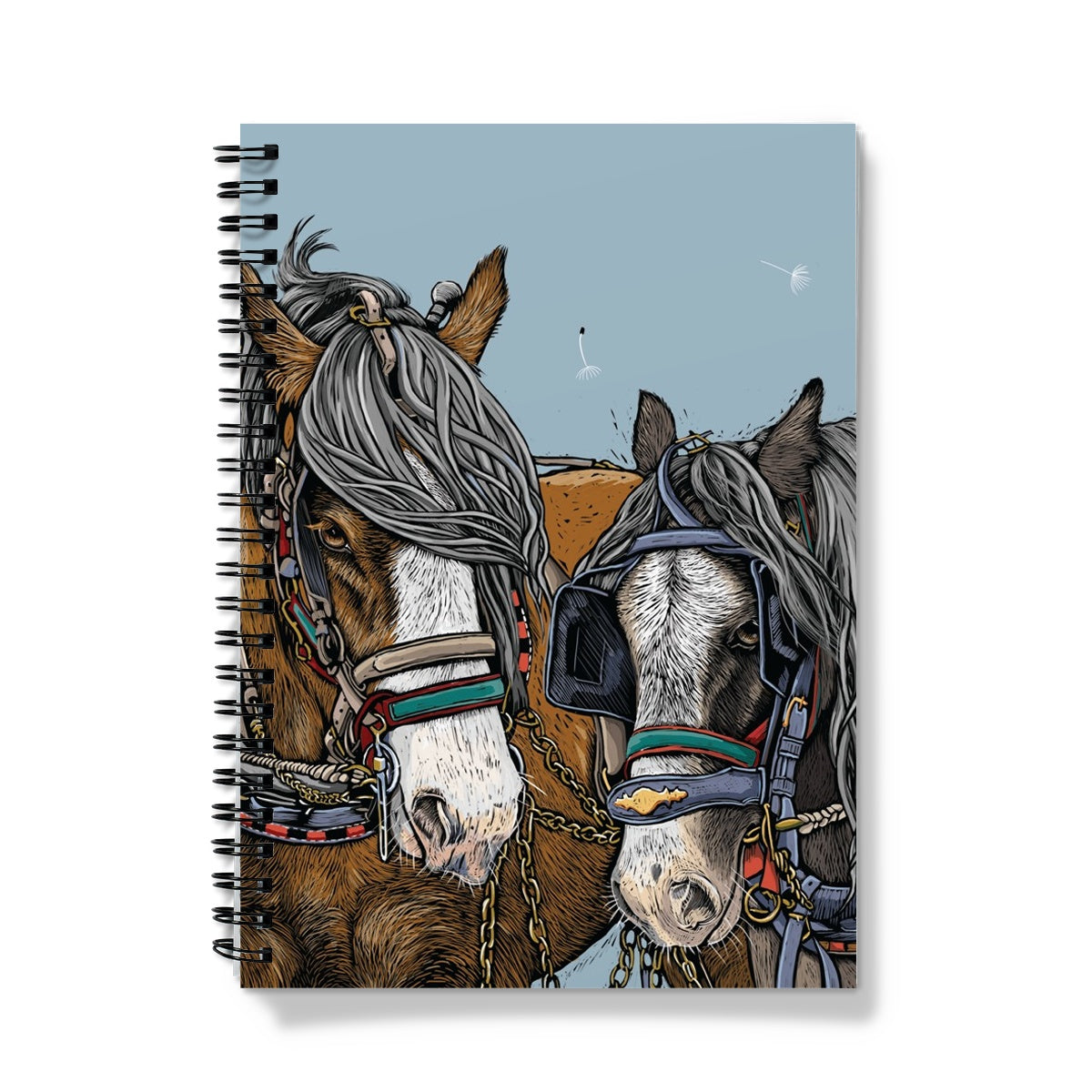 Horse Whisper - Blue Notebook