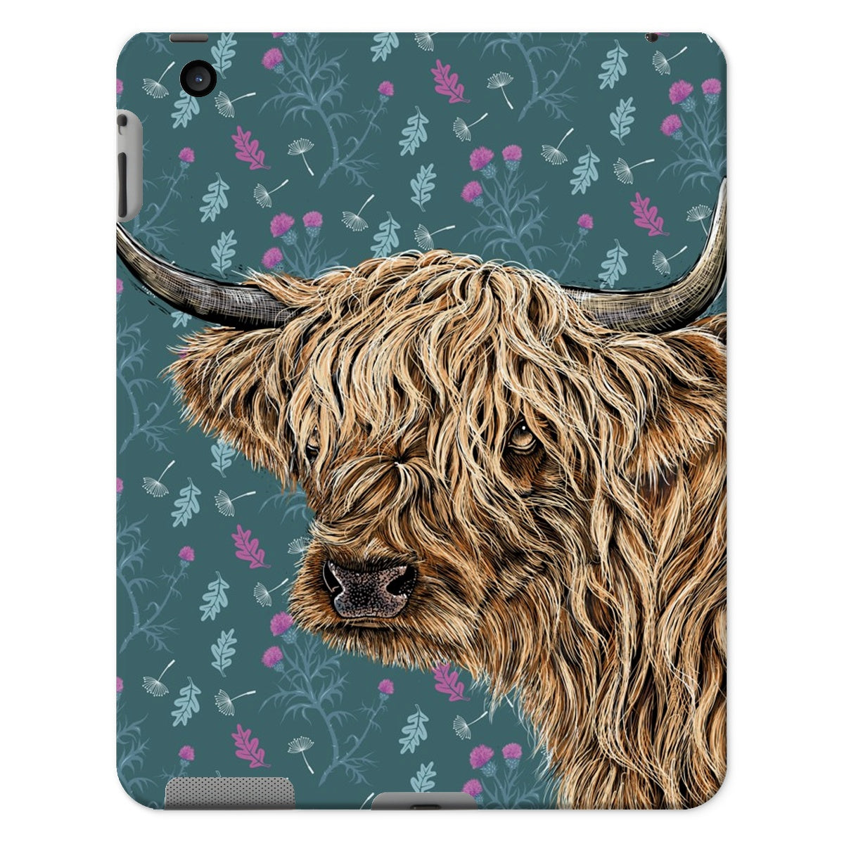 Highland Cow Tablet Cases