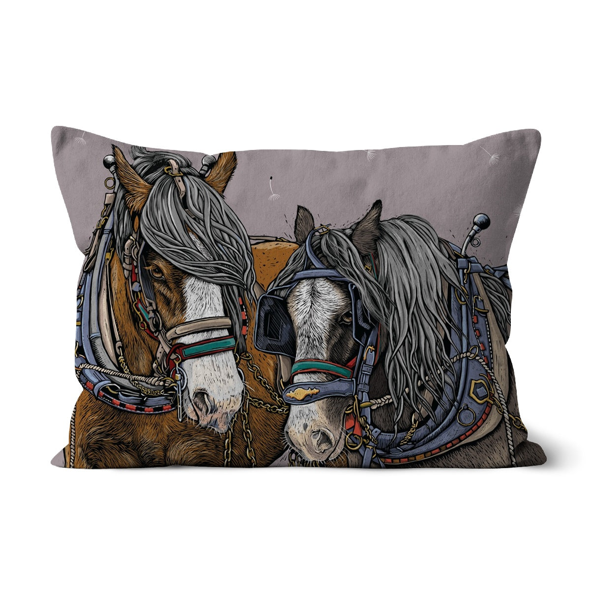 Horse Whisper Cushion - Clay