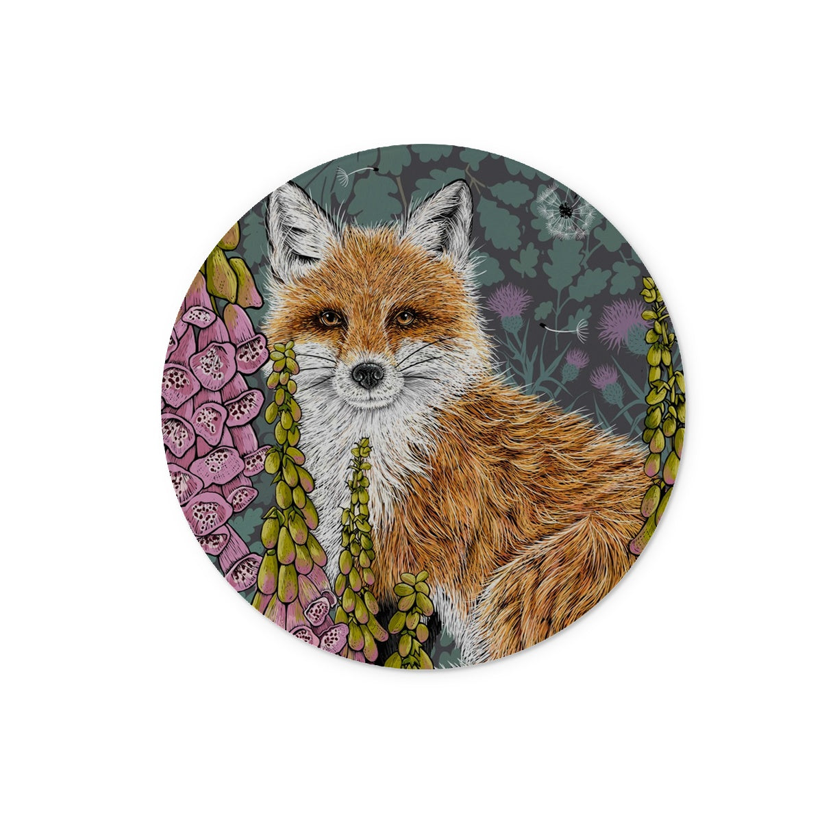 Fox Love Glass Chopping Board