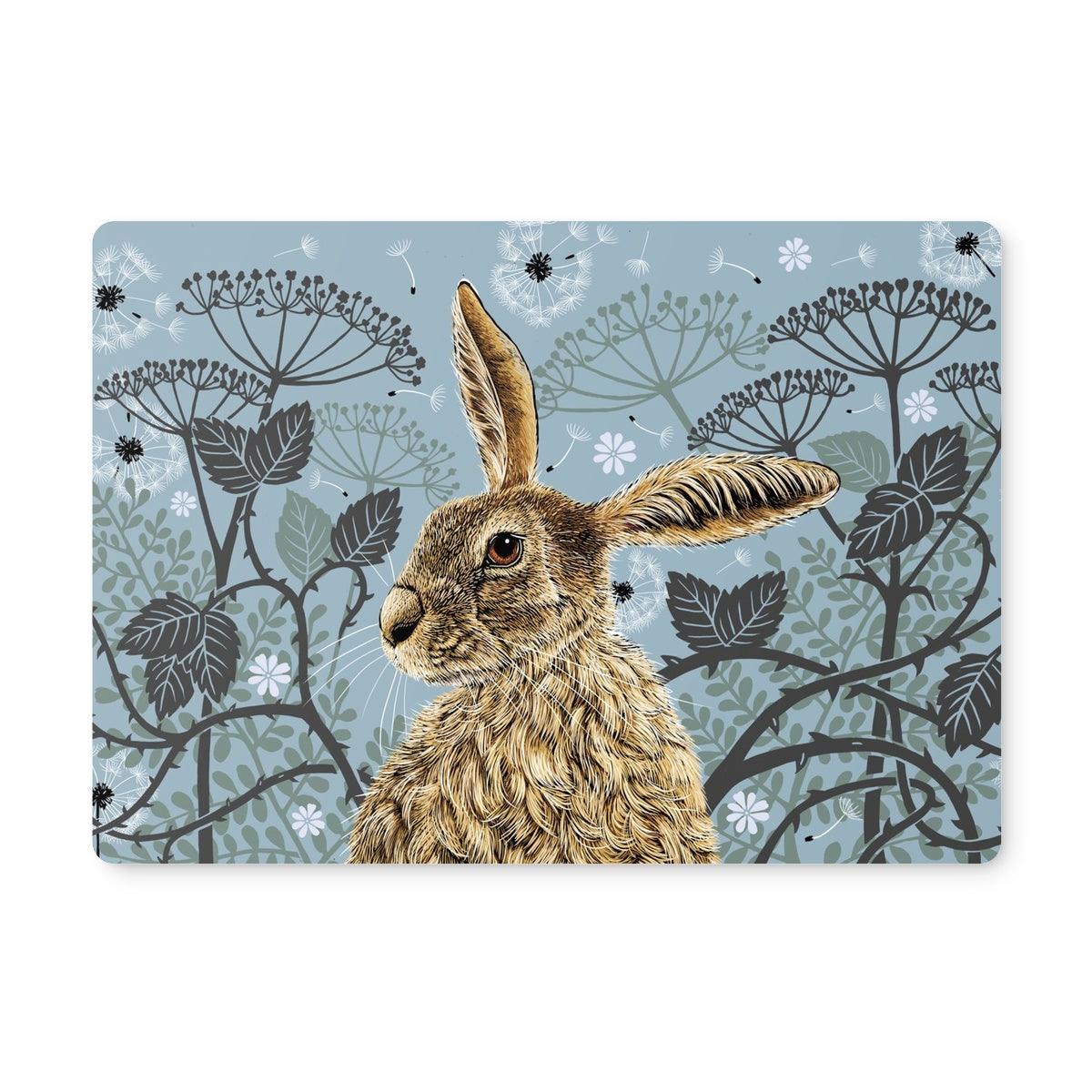 Decorative Hare Placemat by Fox and Boo