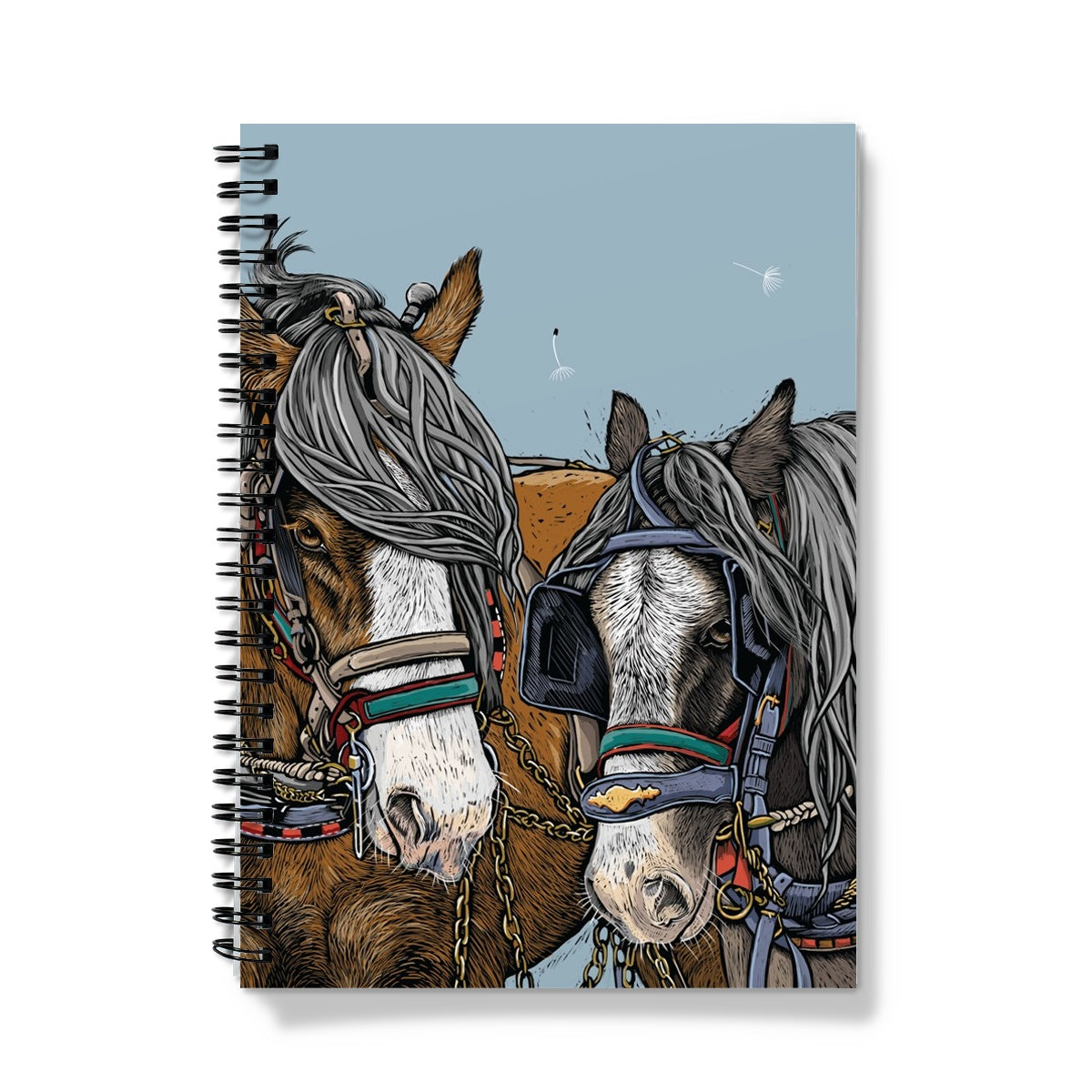 Horse Whisper - Blue Notebook