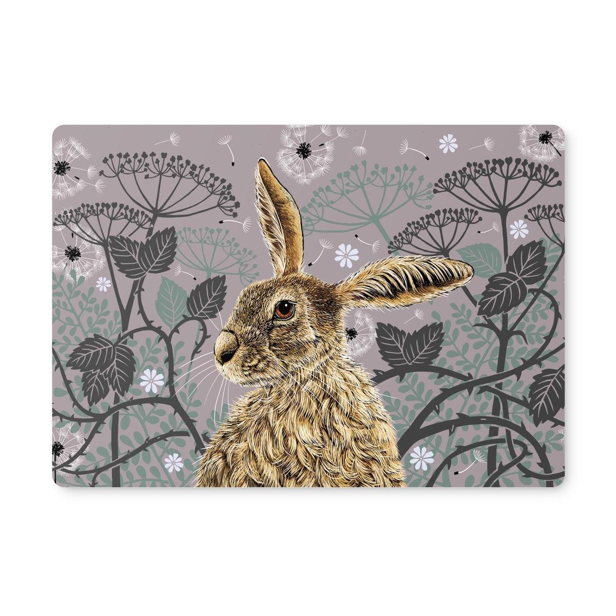 Hare Placemat - Clay by Fox and Boo