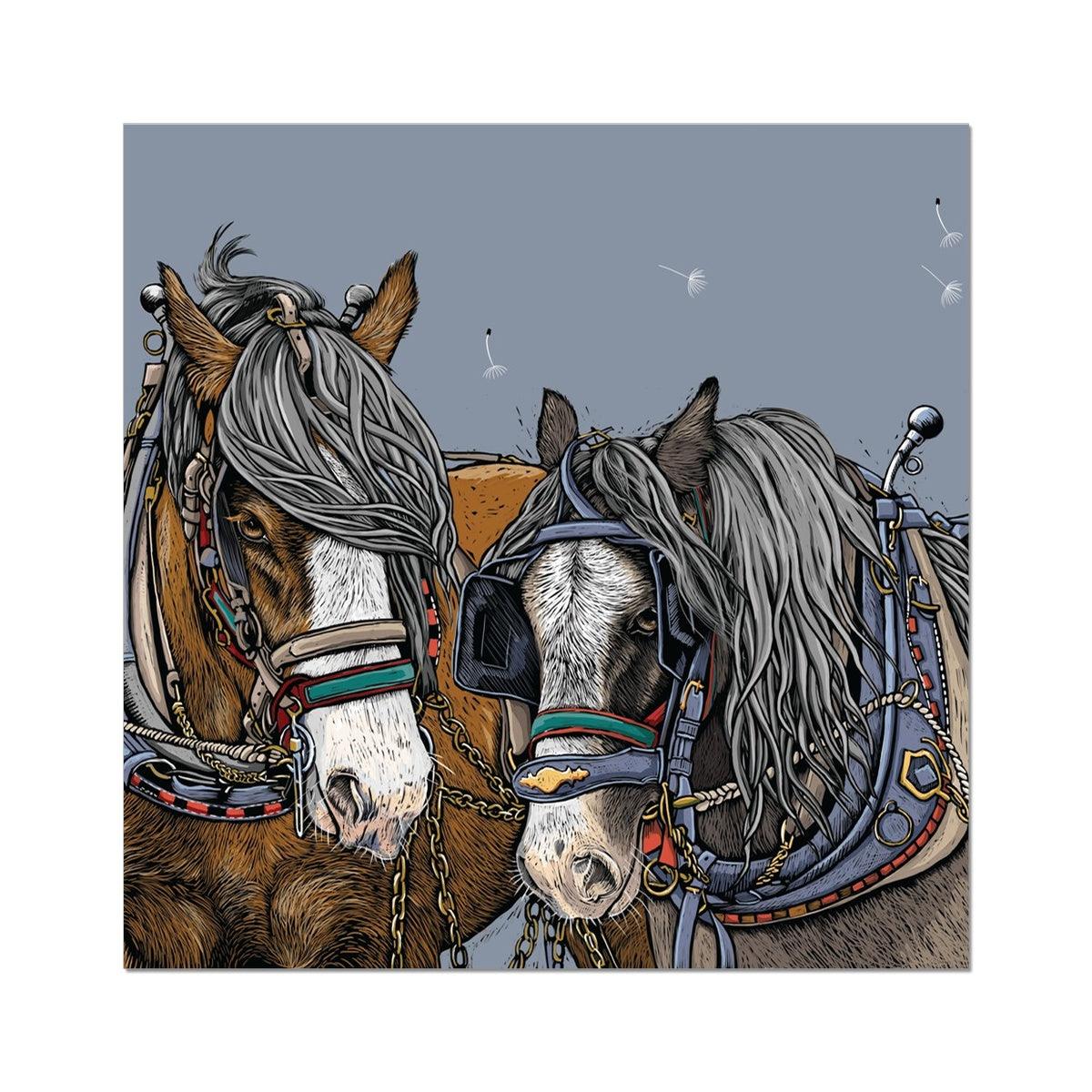 Horse Whisper - Dusk Fine Art Print - Fox &amp; Boo