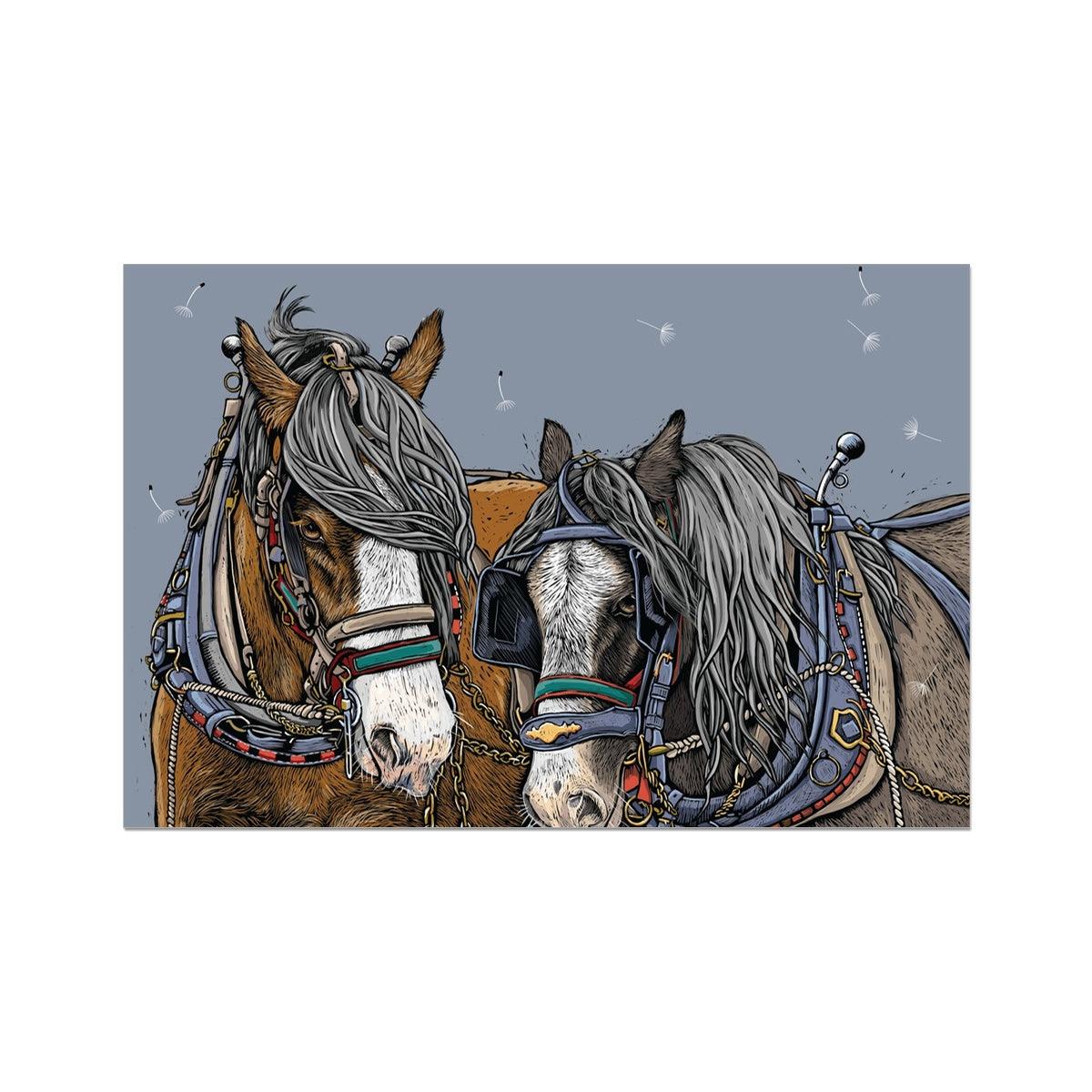 Horse Whisper - Dusk Fine Art Print - Fox &amp; Boo