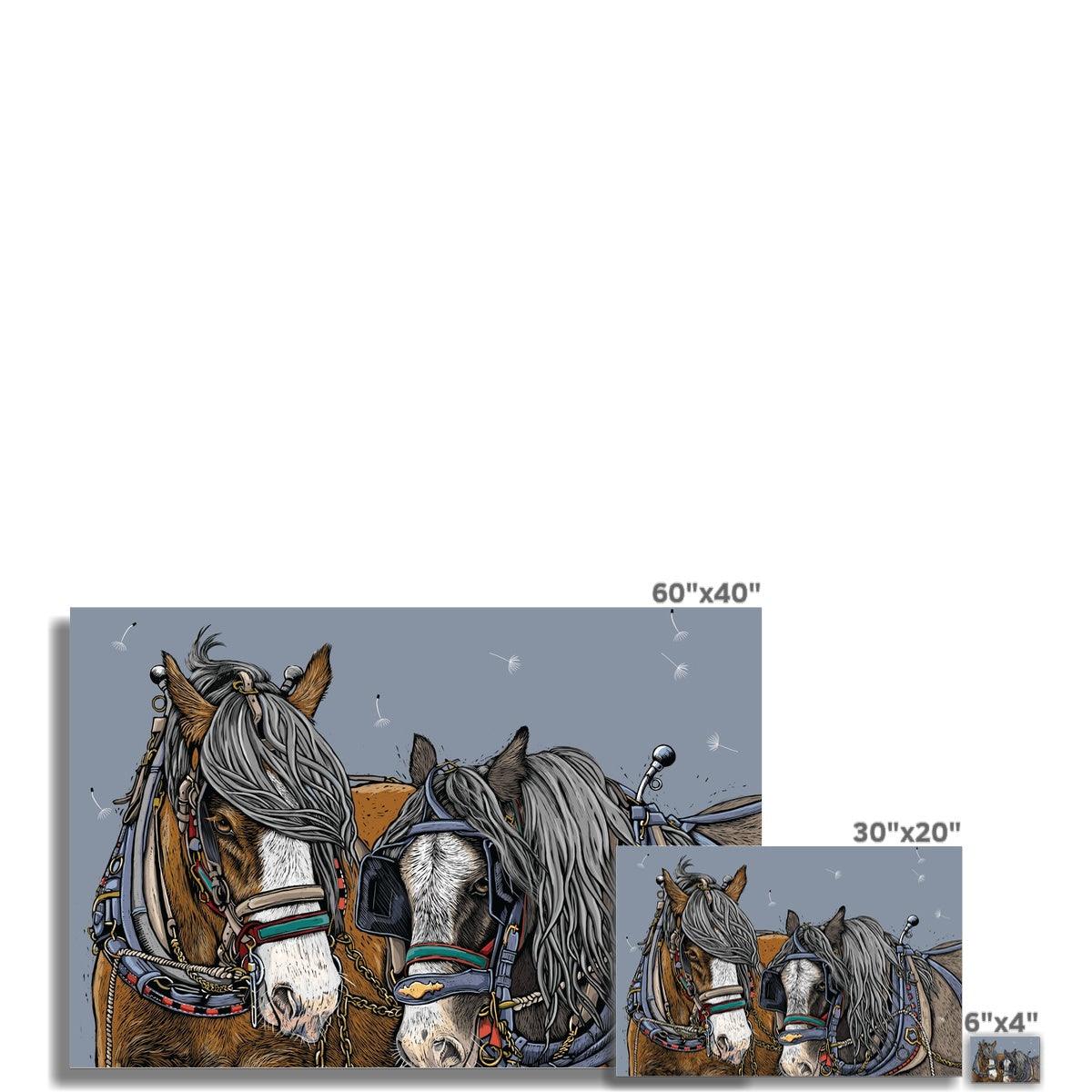 Horse Whisper - Dusk Fine Art Print - Fox &amp; Boo
