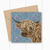 Highland Cow Greeting Card - Stone - Fox & Boo