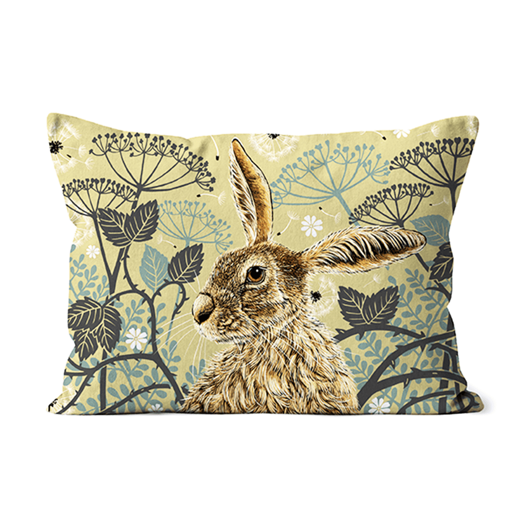 Image of Hare cushion designed by Fox and Boo