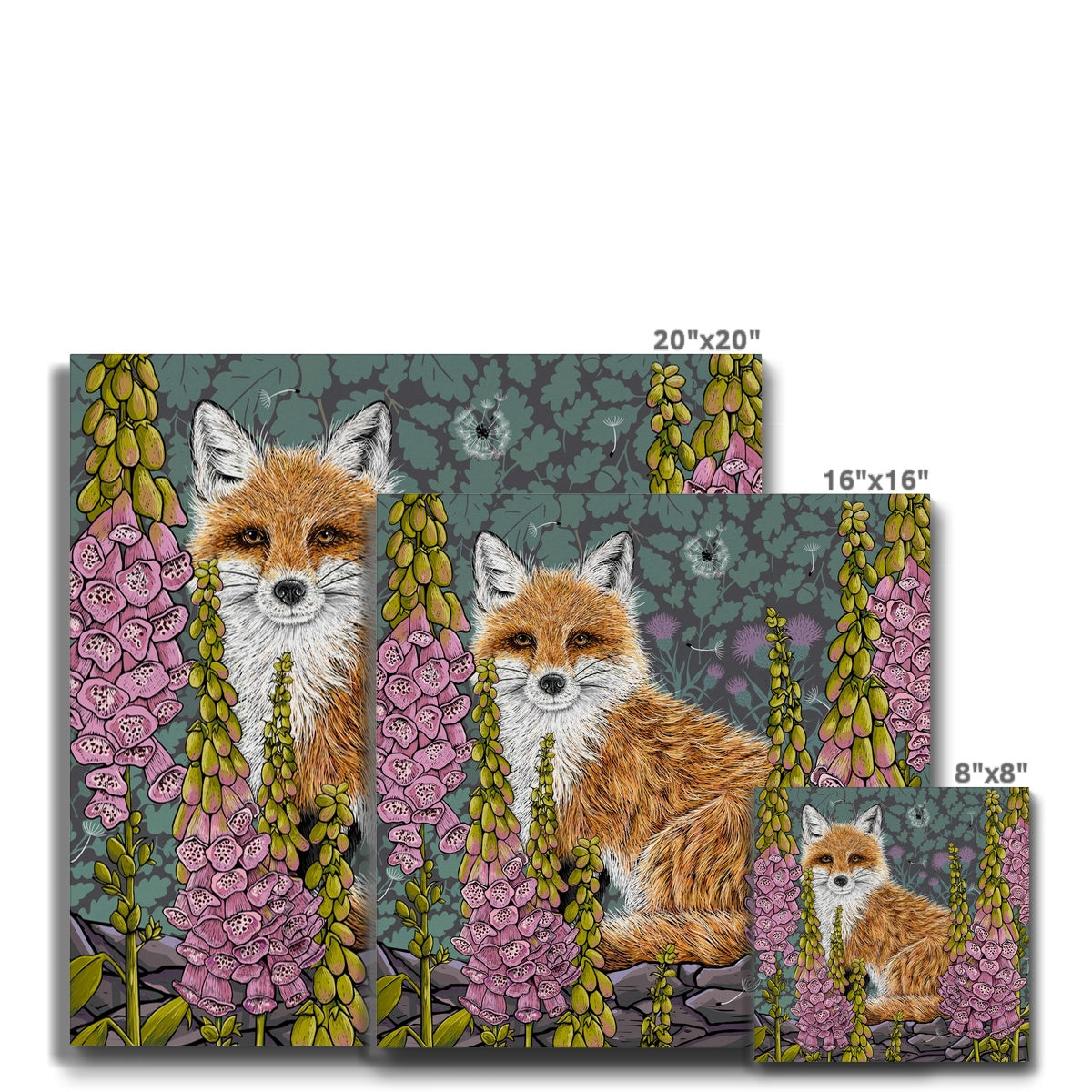 Fox Love Eco Canvas