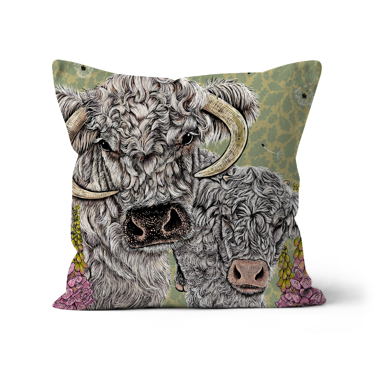 Lovely Longhorns Cushion