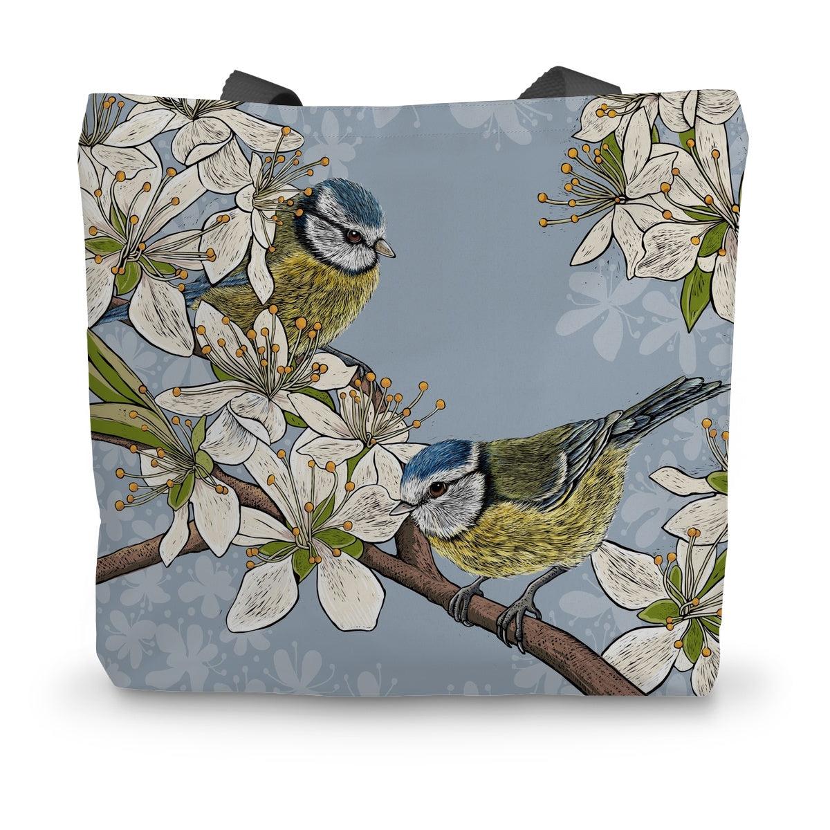Image of Blue Tit tote bag, designed by Fox and Boo