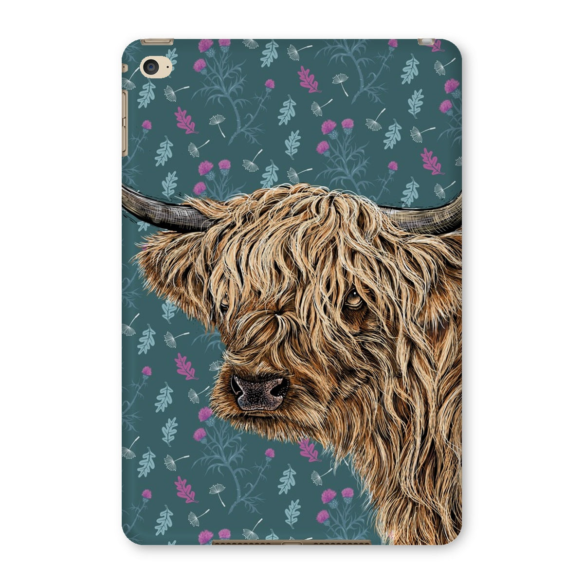 Highland Cow Tablet Cases